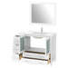 48" Single Sink Modern Bathroom Vanity Set with Ceramic Top & Free Mirror – Storage Cabinet with 5 Drawers VA3036-48 - HomeBeyond