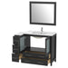 48" Single Sink Modern Bathroom Vanity Set with Ceramic Top & Free Mirror – Storage Cabinet with 5 Drawers VA3036-48 - HomeBeyond