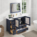 48" Single Sink Modern Bathroom Vanity Set with Ceramic Top & Free Mirror – Storage Cabinet with 5 Drawers VA3036-48 - HomeBeyond