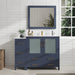 48" Single Sink Modern Bathroom Vanity Set with Ceramic Top & Free Mirror – Storage Cabinet with 5 Drawers VA3036-48 - HomeBeyond