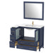 48" Single Sink Modern Bathroom Vanity Set with Ceramic Top & Free Mirror – Storage Cabinet with 5 Drawers VA3036-48 - HomeBeyond