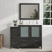 48" Single Sink Modern Bathroom Vanity Set with Ceramic Top & Free Mirror – Storage Cabinet with 5 Drawers VA3036-48 - HomeBeyond