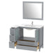 48" Single Sink Modern Bathroom Vanity Set with Ceramic Top & Free Mirror – Storage Cabinet with 5 Drawers VA3036-48 - HomeBeyond