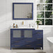 48" Single Sink Modern Bathroom Vanity Set with White Engineered Marble Top & Free Mirror – Storage Cabinet with 5 Drawers VA3136-48 - HomeBeyond