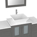 48" Single Sink Modern Bathroom Vanity Set with White Engineered Marble Top & Free Mirror – Storage Cabinet with 8 Drawers VA3124-48 - HomeBeyond