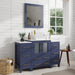 48" Single Sink Modern Bathroom Vanity Set with White Engineered Marble Top & Free Mirror – Storage Cabinet with 8 Drawers VA3124-48 - HomeBeyond