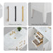 48" Single Sink Modern Freestanding Bathroom Vanity Set with Arabescato White Engineered Marble Top – Storage Cabinet with Soft-Closing Doors & Drawers VA9048 - HomeBeyond