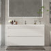 48" Single Sink Modern Freestanding Bathroom Vanity Set with White Engineered Stone Top – Storage Cabinet with Soft-Closing Drawers VA6048WF - HomeBeyond