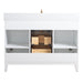 48" Single Sink Modern Freestanding Solid Wood Bathroom Vanity Set with Ariston White Engineered Marble Top – Storage Cabinet with Soft-Closing Drawers VA8048 - HomeBeyond