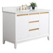 48" Single Sink Modern Freestanding Solid Wood Bathroom Vanity Set with Ariston White Engineered Marble Top – Storage Cabinet with Soft-Closing Drawers VA8048 - HomeBeyond