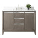 48" Single Sink Modern Freestanding Solid Wood Bathroom Vanity Set with Ariston White Engineered Marble Top – Storage Cabinet with Soft-Closing Drawers VA8048 - HomeBeyond