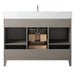 48" Single Sink Modern Freestanding Solid Wood Bathroom Vanity Set with Ariston White Engineered Marble Top – Storage Cabinet with Soft-Closing Drawers VA8048 - HomeBeyond