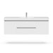 48" Single Sink Modern Wall-Mounted Bathroom Vanity Set with White Engineered Stone Top – Floating Storage Cabinet with Drawers & Doors VA6048W - HomeBeyond