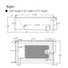 48" x 32" Alcove Soaking Acrylic Bathtub with 3 Side Tiling Flange - HomeBeyond