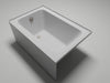 48" x 32" Alcove Soaking Acrylic Bathtub with 3 Side Tiling Flange - HomeBeyond