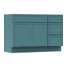 51" Modern Freestanding Birch & Plywood Bathroom Vanity Base Only – Shaker Style Storage Cabinet with 3 Drawers & 1 Soft-Closing Door VA4136-153 - HomeBeyond