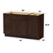 51" Modern Freestanding Birch & Plywood Bathroom Vanity Base Only – Shaker Style Storage Cabinet with 3 Drawers & 2 Soft-Closing Doors VA41362L-151 - HomeBeyond