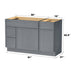 51" Modern Freestanding Birch & Plywood Bathroom Vanity Base Only – Shaker Style Storage Cabinet with 3 Drawers & 2 Soft-Closing Doors VA41362L-151 - HomeBeyond