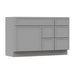 51" Modern Freestanding Birch & Plywood Bathroom Vanity Base Only – Shaker Style Storage Cabinet with 5 Drawers & 1 Soft-Closing Door VA41362R-153 - HomeBeyond