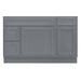 51" Modern Freestanding Oak Plywood Bathroom Vanity Base Only – Shaker Style Storage Cabinet with 3 Drawers & 2 Soft-Closing Doors VA40362L-151 - HomeBeyond