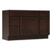 51" Modern Freestanding Oak Plywood Bathroom Vanity Base Only – Shaker Style Storage Cabinet with 3 Drawers & 2 Soft-Closing Doors VA40362L-151 - HomeBeyond