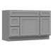 51" Modern Freestanding Oak Plywood Bathroom Vanity Base Only – Shaker Style Storage Cabinet with 3 Drawers & 2 Soft-Closing Doors VA40362L-151 - HomeBeyond