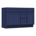 51" Modern Freestanding Oak Plywood Bathroom Vanity Base Only – Shaker Style Storage Cabinet with 3 Drawers & 2 Soft-Closing Doors VA40362R-151 - HomeBeyond
