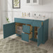51" Modern Freestanding Oak Plywood Bathroom Vanity Base Only – Shaker Style Storage Cabinet with 3 Drawers & 2 Soft-Closing Doors VA40362R-151 - HomeBeyond