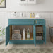 51" Oak Bathroom Vanity Cabinet without Top - 1 Drawer & 3 Doors - HomeBeyond