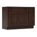 51" Oak Bathroom Vanity Cabinet without Top - 1 Drawer & 3 Doors - HomeBeyond