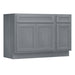 51" Oak Bathroom Vanity Cabinet without Top - 1 Drawer & 3 Doors - HomeBeyond