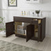 51" Oak Bathroom Vanity Cabinet without Top - 1 Drawer & 3 Doors - HomeBeyond