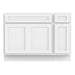 51" Oak Bathroom Vanity Cabinet without Top - 1 Drawer & 3 Doors - HomeBeyond
