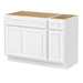 51" Oak Bathroom Vanity Cabinet without Top - 1 Drawer & 3 Doors - HomeBeyond