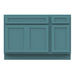 51" Oak Bathroom Vanity Cabinet without Top - 1 Drawer & 3 Doors - HomeBeyond