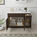 51" Oak Bathroom Vanity Cabinet without Top - 1 Drawer & 3 Doors - HomeBeyond