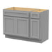 51" Oak Bathroom Vanity Cabinet without Top - 1 Drawer & 3 Doors - HomeBeyond