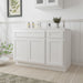 51" Oak Bathroom Vanity Cabinet without Top - 1 Drawer & 3 Doors - HomeBeyond