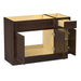 51" Oak Bathroom Vanity Cabinet without Top - 1 Drawer & 3 Doors - HomeBeyond