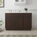 51" Oak Bathroom Vanity Cabinet without Top - 1 Drawer & 3 Doors - HomeBeyond