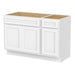 51" Oak Bathroom Vanity Cabinet without Top - 1 Drawer & 3 Doors - HomeBeyond