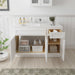 51" Oak Bathroom Vanity Cabinet without Top - 1 Drawer & 3 Doors - HomeBeyond