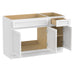 51" Oak Bathroom Vanity Cabinet without Top - 1 Drawer & 3 Doors - HomeBeyond