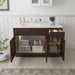 51" Oak Bathroom Vanity Cabinet without Top - 1 Drawer & 3 Doors - HomeBeyond