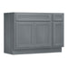 51" Oak Bathroom Vanity Cabinet without Top - 1 Drawer & 3 Doors - HomeBeyond