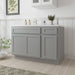 51" Oak Bathroom Vanity Cabinet without Top - 1 Drawer & 3 Doors - HomeBeyond