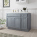 51" Oak Bathroom Vanity Cabinet without Top - 1 Drawer & 3 Doors - HomeBeyond