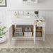 51" Oak Bathroom Vanity Cabinet without Top - 1 Drawer & 3 Doors - HomeBeyond
