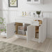 51" Oak Bathroom Vanity Cabinet without Top - 1 Drawer & 3 Doors - HomeBeyond