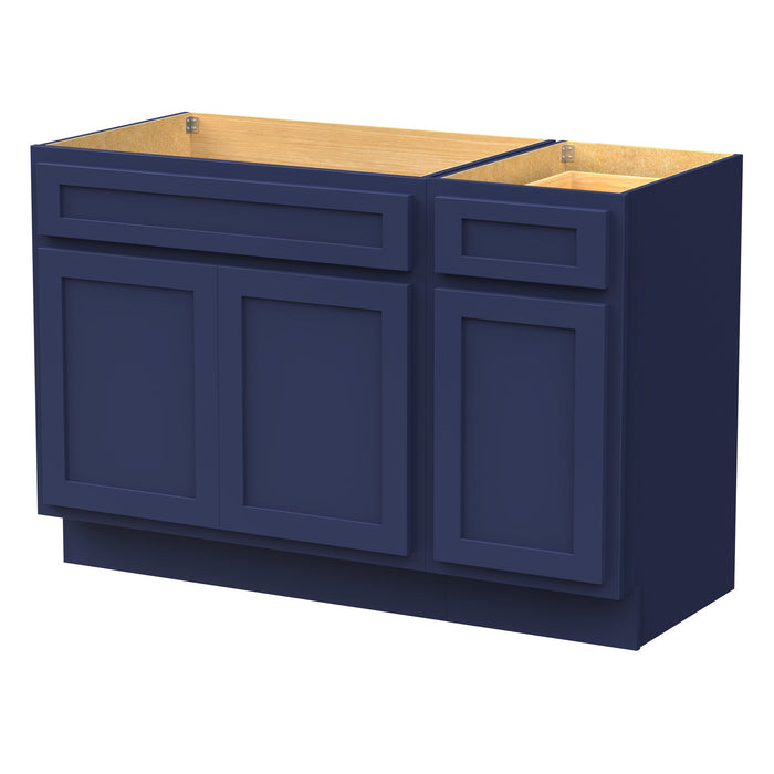 51" Oak Bathroom Vanity Cabinet without Top - 1 Drawer & 3 Doors - HomeBeyond
